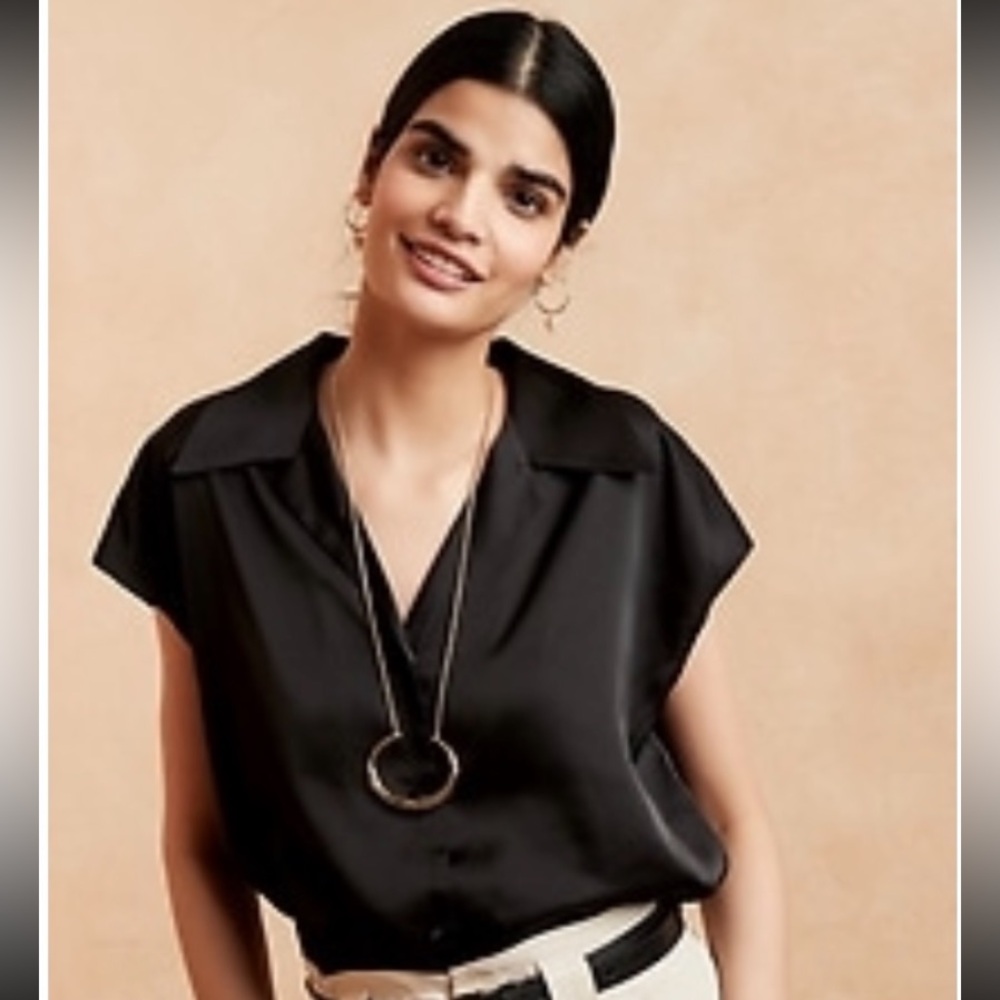 Banana Republic Satin Blouse